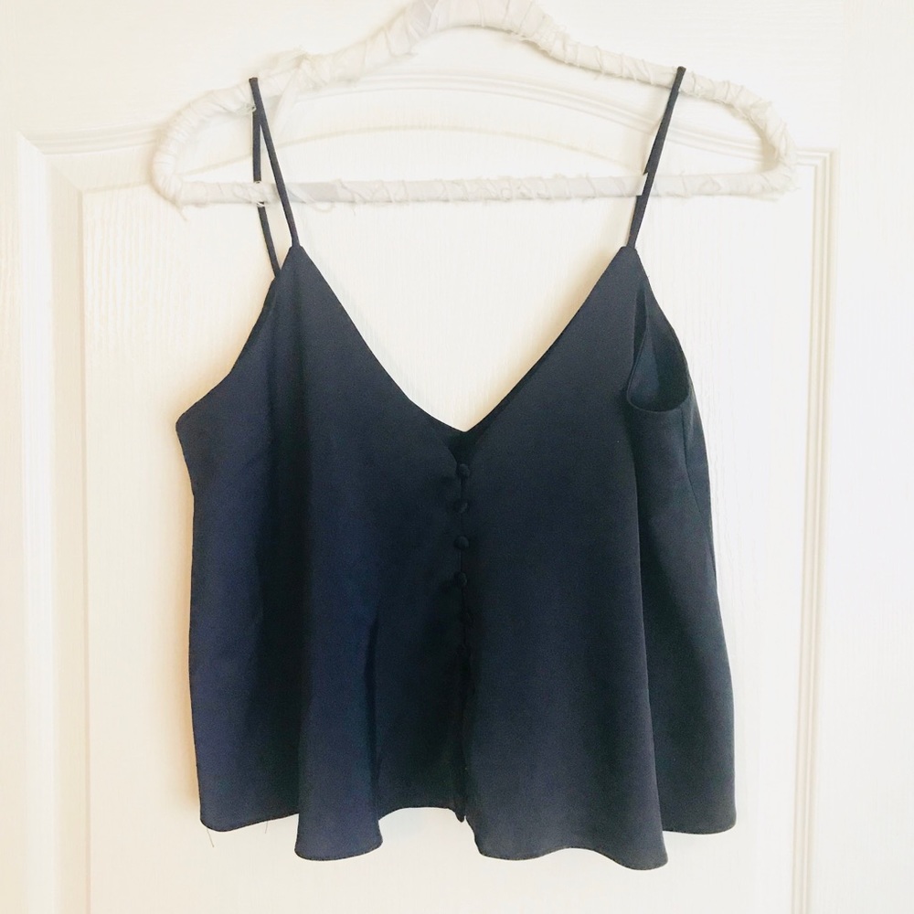 LUCY PARIS Silk tank top